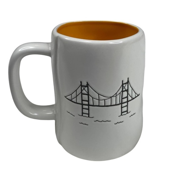 New Rae Dunn "SAN FRAN'' Mug with the Golden Bridge - Picture 2 of 3